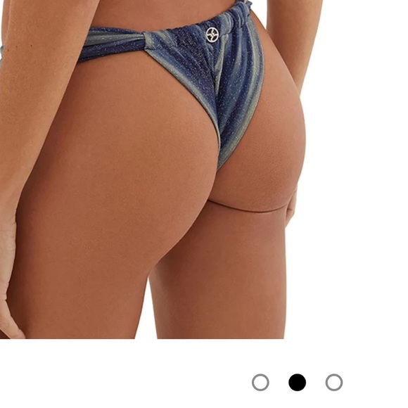 Vix Blue Tie-Dye Bikini Bottom - Picture 2 of 6